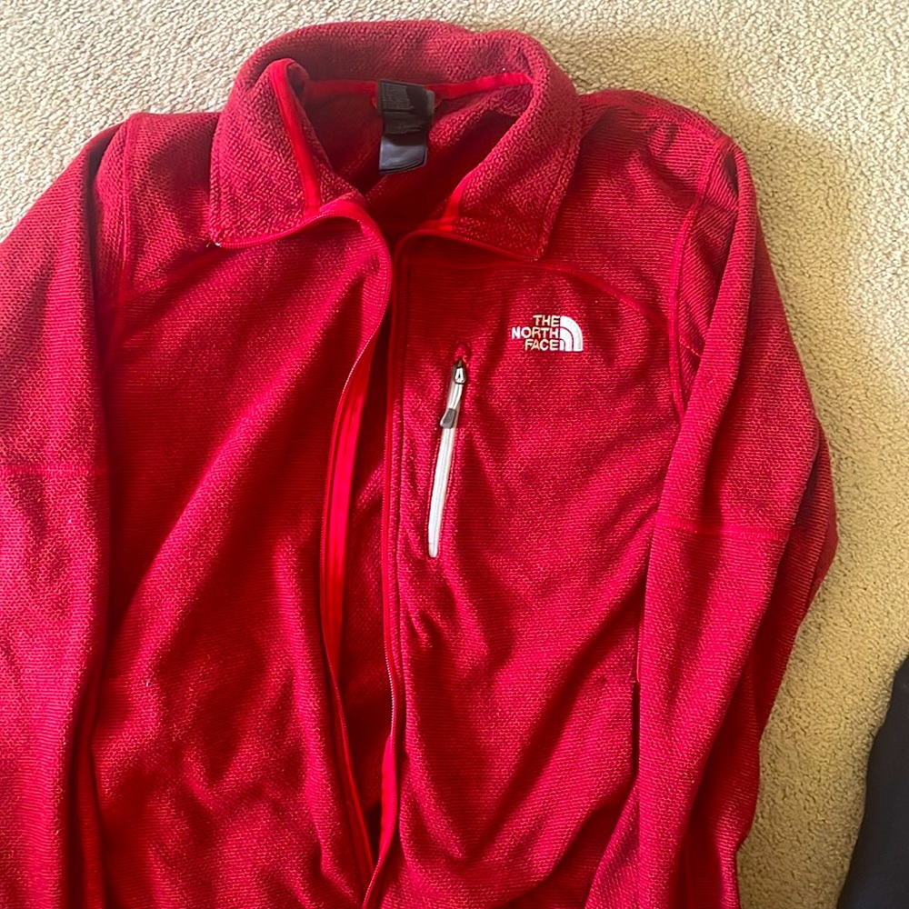 North Face Jacket (Polyester) (Red)
